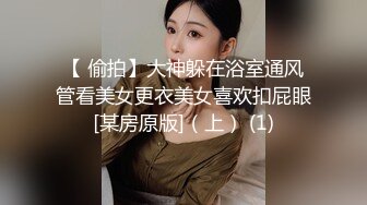 【 偷拍】大神躲在浴室通风管看美女更衣美女喜欢扣屁眼[某房原版]（上） (1)