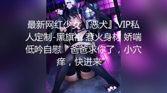 最新网红少女『恶犬』VIP私人定制-黑旗袍 惹火身材 娇喘低吟自慰“爸爸求你了，小穴痒，快进来”