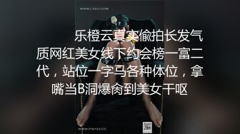 ⚫️⚫️乐橙云真实偸拍长发气质网红美女线下约会榜一富二代，站位一字马各种体位，拿嘴当B洞爆肏到美女干呕