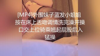 [MP4]外围妹子蓝发小姐姐 按在床上舌吻调情洗完澡开操 口交上位骑乘翘起屁股后入猛操