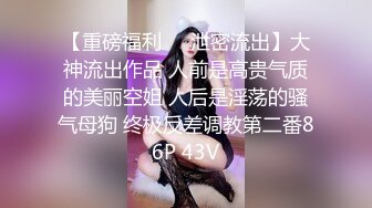 【重磅福利❤️泄密流出】大神流出作品 人前是高贵气质的美丽空姐 人后是淫荡的骚气母狗 终极反差调教第二番86P 43V