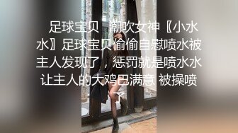 ✿足球宝贝✿潮吹女神〖小水水〗足球宝贝偷偷自慰喷水被主人发现了，惩罚就是喷水水让主人的大鸡巴满意 被操喷了